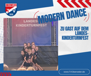 Modern Dance Gruppe beim Landeskinderturnfest  in Bühl